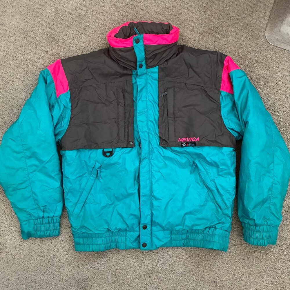 Vintage 80s Nevica Ski Jacket Size 40